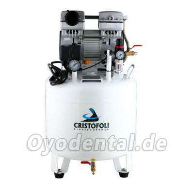 Cristofoli® KR I-65L Dental Luft-Kompressor Motoren ölfrei still 65L 