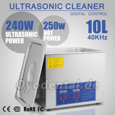 10L Edelstahl Ultraschall-Reiniger Reinigungsmaschine JPS-40A 110V/220V