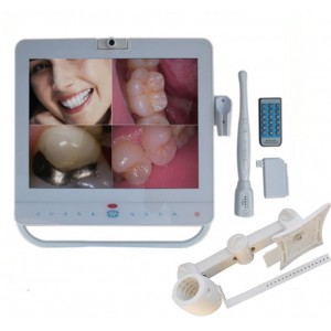 Dental Wireless WIFI Intraorale Kamera 15 Zoll LCD-Monitor mit Halter MD1500W