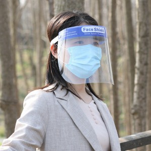 10 Stück Hochauflösende transparente Anti-Speichel Winddichte Staubdichte Hut Vollgesichtsschutzkappe Anti-Fog-Gesichtss