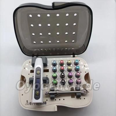 Elektrisches Dental-Universalimplantat-Drehmomentschlüssel-Set mit 16-teiligem Schraubendreher