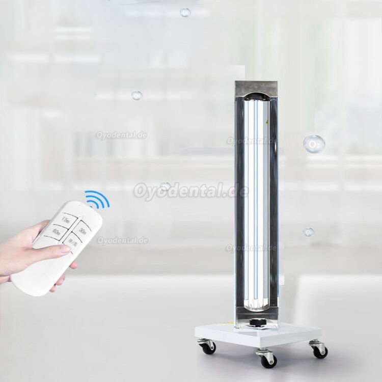 150 W Mobiler UV + Ozon-Desinfektionswagen UVC-Lampe Sterilisationslampe Ultraviolettes keimtötendes Licht
