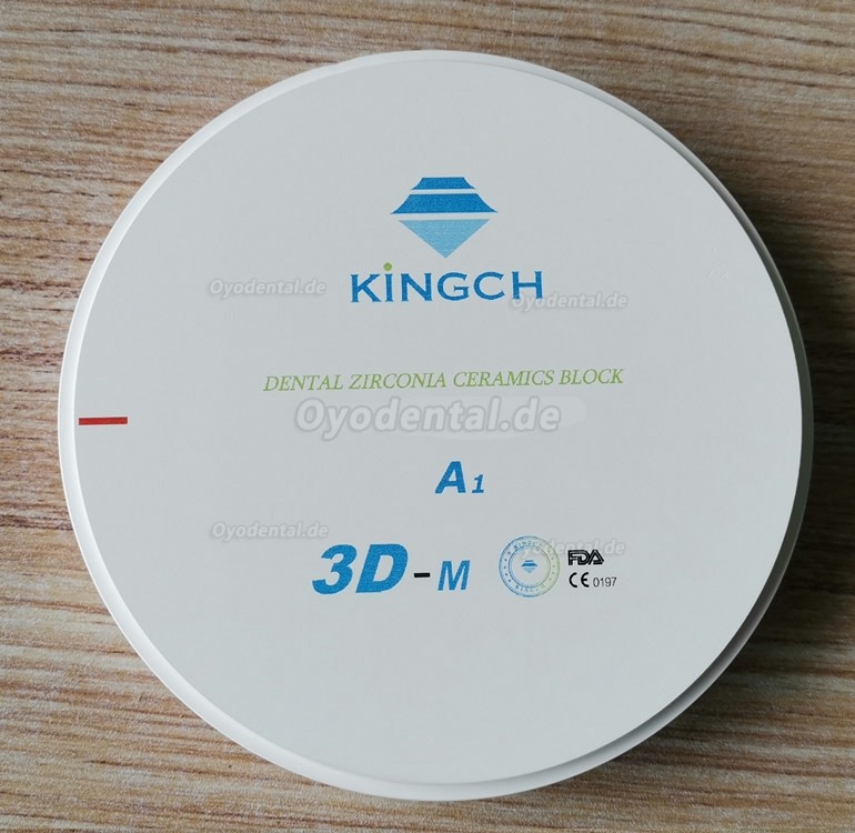 1 Stück 3D Dentallabor Mehrschichtiger Zirkon Ronden CAD/CAM-Keramikblock