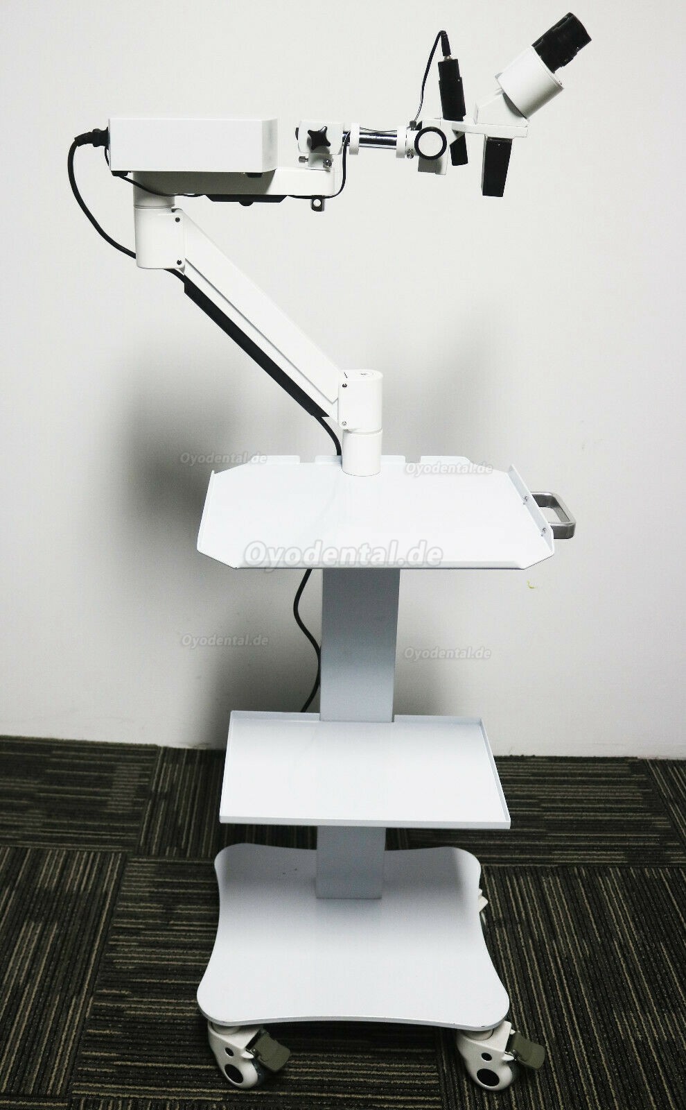 Zahnchirurgisches Mikroskop Betriebslupe mit 5W LED-Licht ＆Trolley-Wagen-Einheit