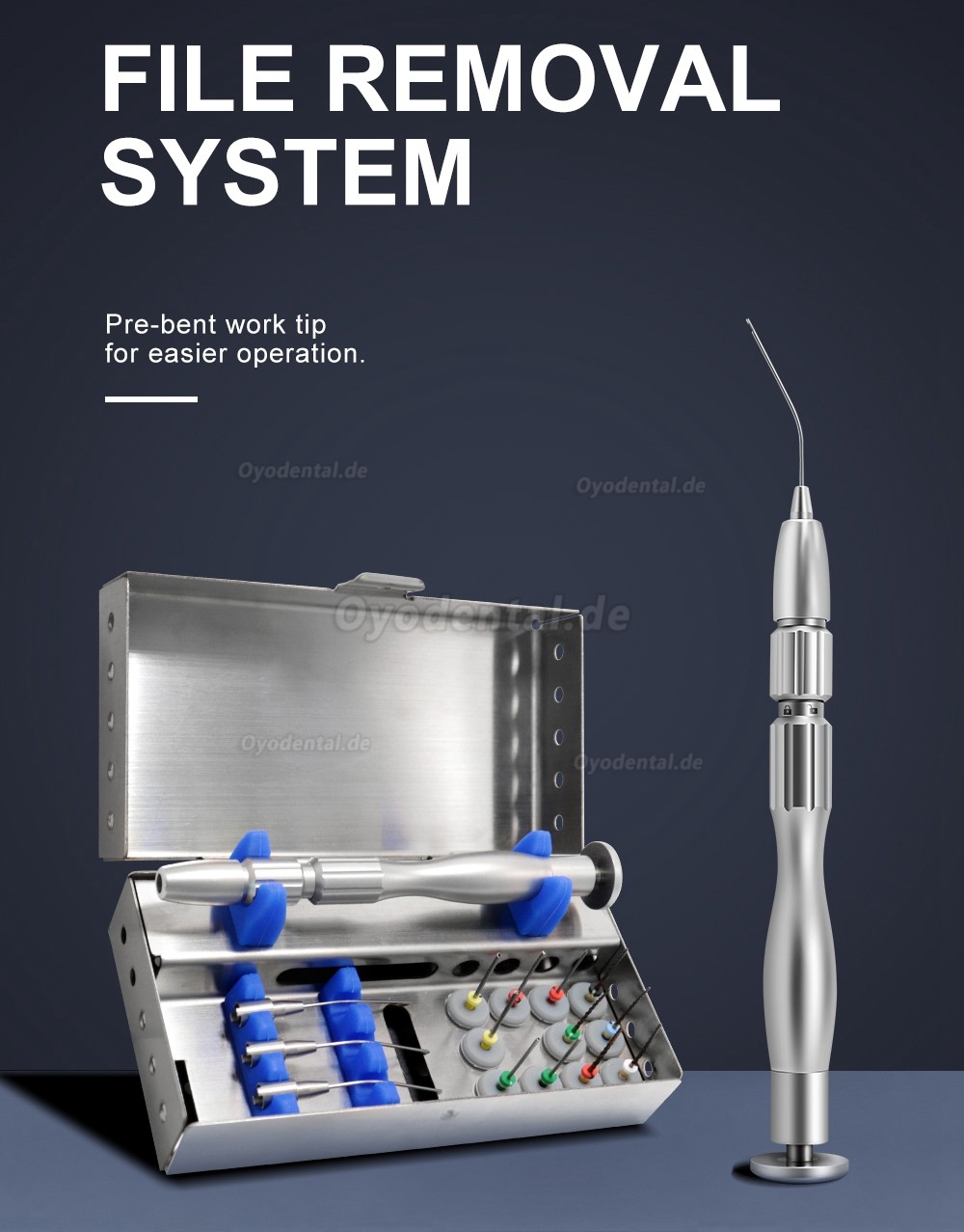 Tosi Endodontisches Endofeilen-Entfernungssystem-Kit Wurzelkanal-Feilenextraktor-Set