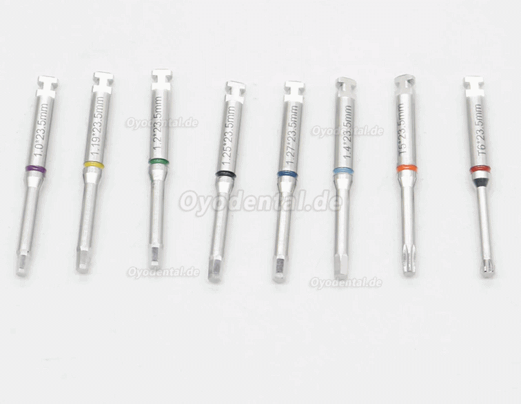Universal Schraubendreher Set für Implantate Drehmomentschlüssel +18 Stück Mini-Schraubendreher