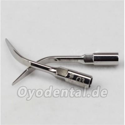 10Stück Woodpecker® Dental Ultraschall Scaler Ansatzspitzen G3 silber für EMS