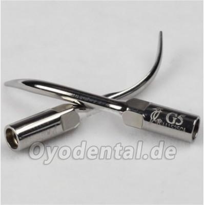 10Stück Woodpecker® Dental Ultraschall Scaler Ansatzspitzen G5 silber für EMS