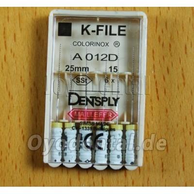 Densply® Colorinox 5 Satz NITI Wurzelbehandlung endodontie K-files #15-#40