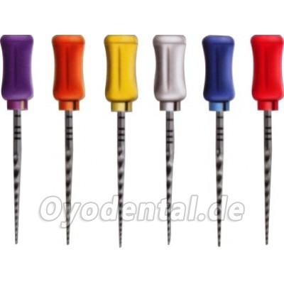 6Stück Dentale Feile SCF Finger NiTi-Legierung Feilen 6Stück Dentale Feile SCF Finger NiTi-Legierung Feilen
