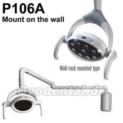 28W Dental Oral Licht Patient Lampe 9 LED Lampe P106A (an der Wand montiert) 28W Dental Oral Licht Patient Lampe 9 LED Lampe P106A (an der Wand montiert)