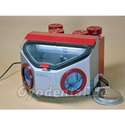 Airsonic Mini Zahnheilkunde Labor Ausrüstung Fine Strahlanlage Sandblaster Drei Stift 4 Tank LED Licht