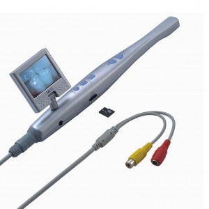 Dental Intraoral Kamera 6 LED Licht Video & USB mit 1DB SD Karte + Mini LCD Bildschirm