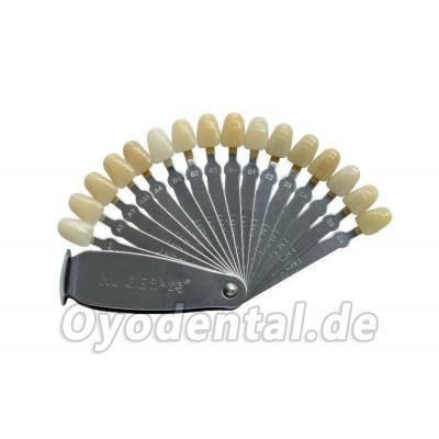 Dental Riesige 16 Farbschattierungen Acryl Teeth Shade Guide fit Vita Schatten System