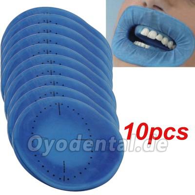 10x Dental Einweg Sterile Kofferdam 9 cm Wangenhalter Öffner Blau