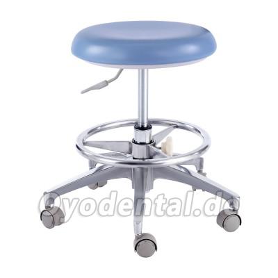 Dental Arbeitssessel Medizinischer Höhenverstellbare Drehstuhl Dental Hocker PU Leder QY-G-1