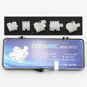 5 Packungen/20 Stücke Dental Kieferorthopädische Keramik Bracket Ständer ROTH 022 345 Haken