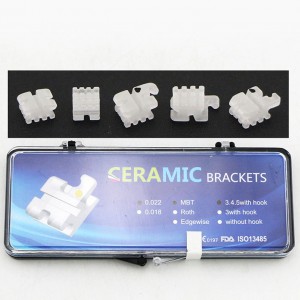 5 Packungen/20 Stücke Kieferorthopädische Keramik Bracket Ständer MBT 022 345 Haken