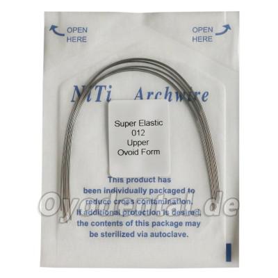 1 Bag Dental Orthodontic Super Elastics Niti Round Arch Wires Ovoid Form
