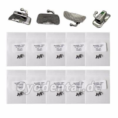 5 Sets Dental Kieferorthopädische Bukkal Rohre 1st 2nd Molar Bondbar Roth Slot 022 5 Sets Dental Kieferorthopädische Bukkal Rohre 1st 2nd Molar Bondbar Roth Slot 022