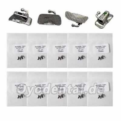 5 Sets Dental Kieferorthopädische Bukkal Rohre 1st 2nd Molar Bondbar Roth Slot 022