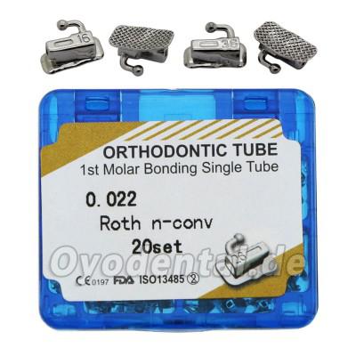20 Sets Dental Kieferorthopädische Bindung Einzeln Bukkal Rohre st Molar Roth 022 Slot 20 Sets Dental Kieferorthopädische Bindung Einzeln Bukkal Rohre st Molar Roth 022 Slot