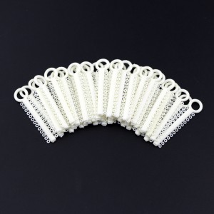1 Packung Dental Kieferorthopädische Elastische Ligaturen Weiß (1040 Stücke)