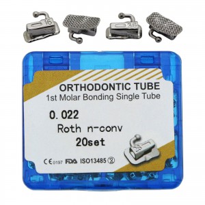 20 Sets Dental Kieferorthopädische Bindung Einzeln Bukkal Rohre st Molar Roth 022 Slot