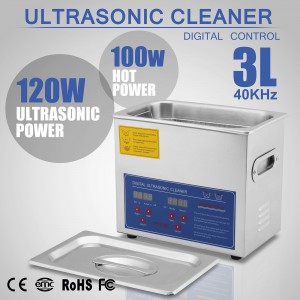 3L Edelstahl Ultraschall-Reiniger Reinigungsmaschine JPS-3L