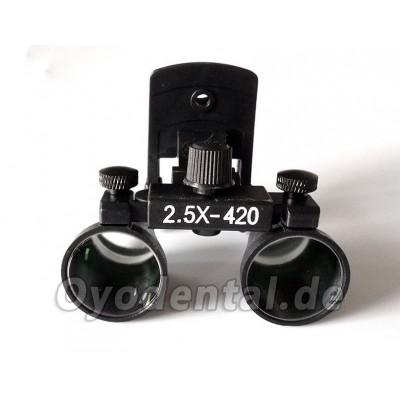 Dental 2.5X420mm chirurgische medizinische Binokularclip-Lupe DY-109 Dental 2.5X420mm chirurgische medizinische Binokularclip-Lupe DY-109