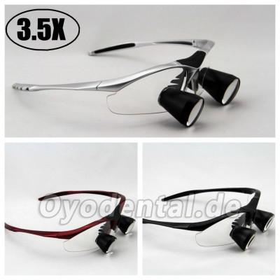 3.5X zahnmedizinische Lupe binokulare medizinische chirurgische Lupe TTL-Reihen-schwarze Farbe 3.5X zahnmedizinische Lupe binokulare medizinische chirurgische Lupe TTL-Reihen-schwarze Farbe