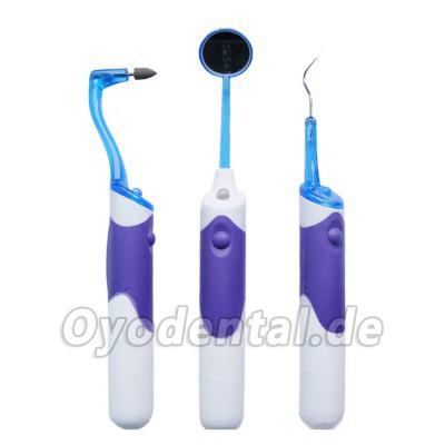 3 in 1 3 in 1 LED Zahnärztliche Mundreinigungs-Werkzeugsätze Mundspiegel Molaren Zahnhaken