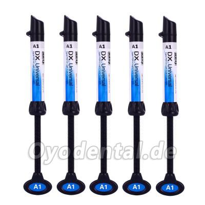 5Pcs A1 Lichthärtende Dental Hybridkunstharz Composite Syringe