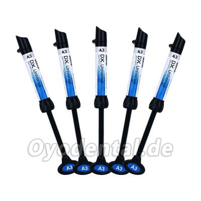 5Pcs A3 Lichthärtende Dental Hybridkunstharz Composite Syringe