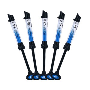 5Pcs A2 Lichthärtende Dental Hybridkunstharz Composite Syringe