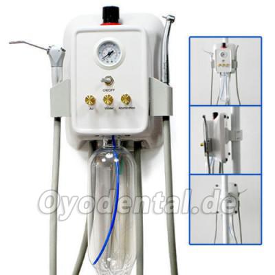 Tragbare Dental-Turbineneinheit An der Wand montiert +3-Wege-Spritzen +Luftkompressor-Anschluss Tragbare Dental-Turbineneinheit An der Wand montiert +3-Wege-Spritzen +Luftkompressor-Anschluss