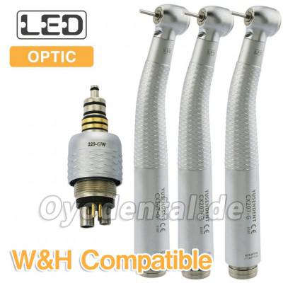 YUSENDENT® CX207-GW-PQ Fiber Optic Handstück W&H Kompatibel (Mit Koppler x1 + Ohne Koppler x2)