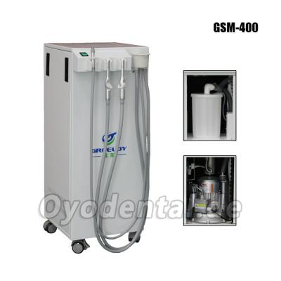 GREELOY 400L/min Mobile Dental-Saugmaschine Vakuumpumpe mit starker Saugleistung GSM-400