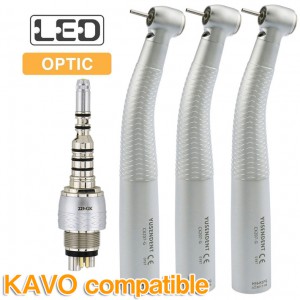 YUSENDENT® CX207-GK-PQ Fiber Optic Handstück KAVO Kompatibel (Mit Koppler x1 + Ohne Koppler x2)