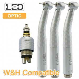 YUSENDENT® CX207-GW-PQ Fiber Optic Handstück W&H Kompatibel (Mit Koppler x1 + Ohne Koppler x2)