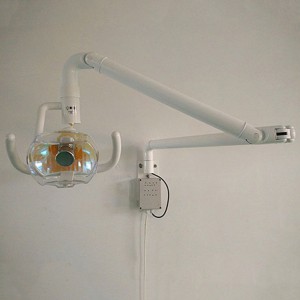50W Wandbehang Zahnheilkunde Medizinische Mundleuchte mit Arm Shadowless kaltes Licht