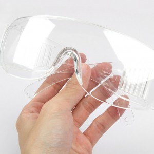 10 Stück klare Schutzbrille Brille Antibeschlaglinse Work Lab Schutzchemikalie