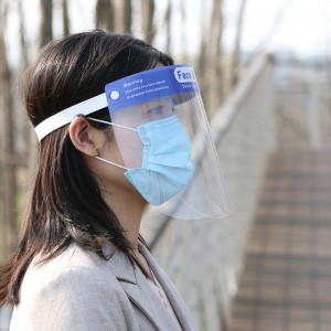 10 Stück Hochauflösende transparente Anti-Speichel Winddichte Staubdichte Hut Vollgesichtsschutzkappe Anti-Fog-Gesichtss