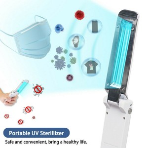 Tragbare Keimtötende Sterilisationslampe Automatischer UV-Licht-Sterilisator für Hotelreisen Batterie-USB-Stromversorgun