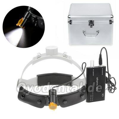 Dental Medical 5W LED-Scheinwerfer mit Filterkopfbügelscheinwerfer + Aluminiumbox