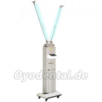 FY 120W-220W Mobile UV + Ozon-Desinfektionslampe Edelstahlwagen