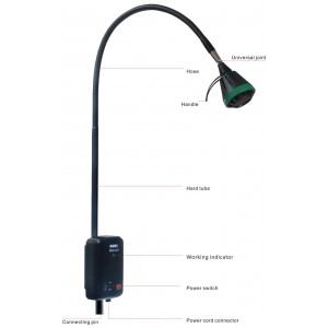 KWS KD-2003W 3W LED HNO-spezifiziertes tragbares Untersuchungslicht