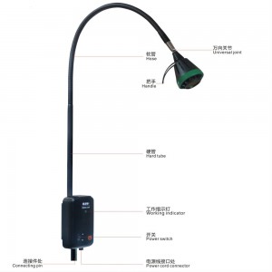 KD-2005W-2 3W LED Tragbares zahnärztliches Untersuchungslicht mit hoher Helligkeit