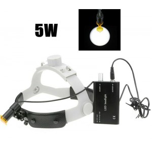 Dental Medical 5W LED-Scheinwerfer mit Filterkopfbügelscheinwerfer + Aluminiumbox