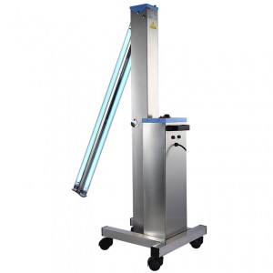 FY® 30DS Mobile tragbare medizinische UV + Ozon Desinfektion Auto Ultraviolettlampe Edelstahlwagen